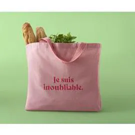 AUCHAN Sac cabas tissu recyclé l'unité