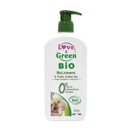 LOVE & GREEN Liniment bébé à l'huile d'olive Bio 500ml
