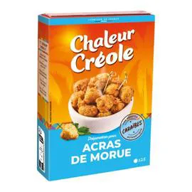 CHALEUR CRÉOLE Préparation à acras de morue 100g