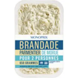 MONOPRIX Brandade parmentier de morue 650g