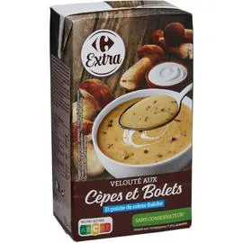 CARREFOUR Soupe cèpes & bolets 1l