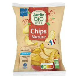 LÉA NATURE, JARDIN BIO ÉTIC Chips pomme de terre nature Bio 125g