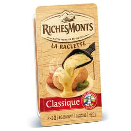 RICHESMONTS Fromage à raclette Classique 420g