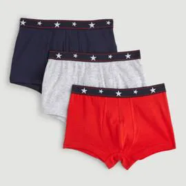 MONOPRIX KIDS Monoprix Lot De 3 Boxers Noirs 2-3 ans l'unité