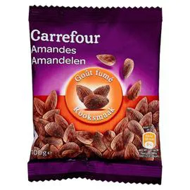 CARREFOUR Amandes fumées 100g
