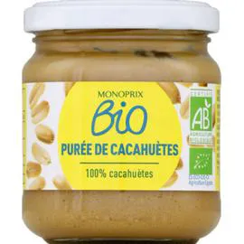 MONOPRIX BIO Purée de cacahuètes bio 175g