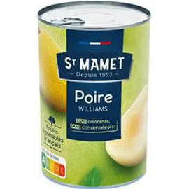 ST MAMET Fruits au sirop Poires williams 425g