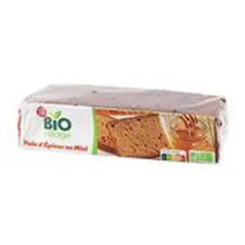 MARQUE REPÈRE, BIO VILLAGE Pain d'épices Miel pré-tranché 300g