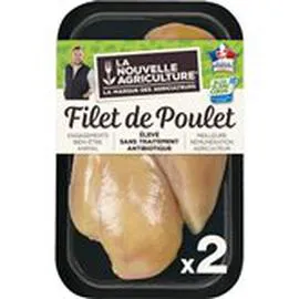 LA NOUVELLE AGRICULTURE Poulet Filet - x2 260g