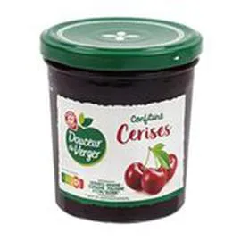 MARQUE REPÈRE, DOUCEUR DU VERGER Confiture de cerises 370g