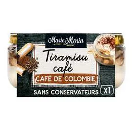 MARIE MORIN Tiramisu au café origine Colombie 80g