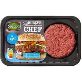 SOCOPA Steaks hachés burger 5% MG 2x110g
