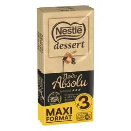 NESTLÉ Chocolat noir absolu 3x170g
