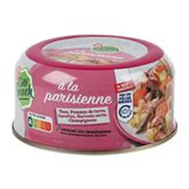 MARQUE REPÈRE, CÔTÉ SNACK Salade Parisienne Au thon 250g