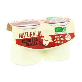 NATURALIA Yaourt Brebis À La Vanille Bio 250g
