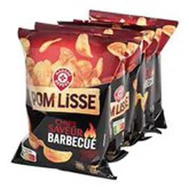 MARQUE REPÈRE, POM'LISSE Chips Barbecue 6x30g