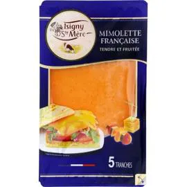 ISIGNY STE MÈRE Fromage en Tranches Mimolette 150g