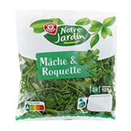 MARQUE REPÈRE, NOTRE JARDIN Salade Duo Mâche et Roquette 125g