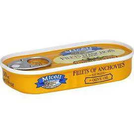 MICÉLI Filets d'anchois allongés à l'huile d'olive 32g