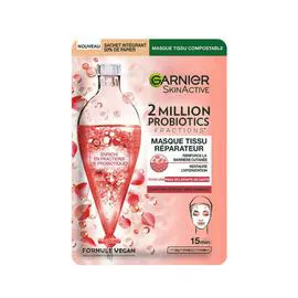 GARNIER Masque Tissu Réparateur enrichi en Probiotique 22g