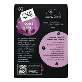 CARTE NOIRE Café dosettes compatibles Senseo Corsé n°6 x48 336g