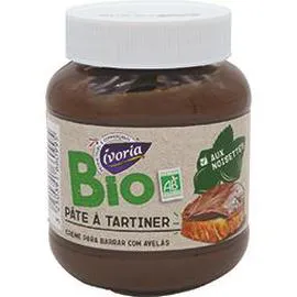 IVORIA BIO Pâte à tartiner aux noisettes BIO 350g