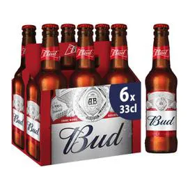 BUD Bière Blonde 5% vol. 6x33cl