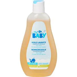 CARREFOUR BABY Huile lavante corps & cheveux 250ml