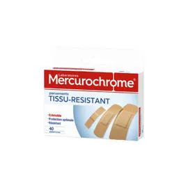 MERCUROCHROME Pansement 3 tailles x40