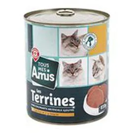 MARQUE REPÈRE, LYCAT Pâtée chats les terrines Foie volaille 800g