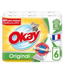OKAY Essuie-tout Original Blanc X6 x6