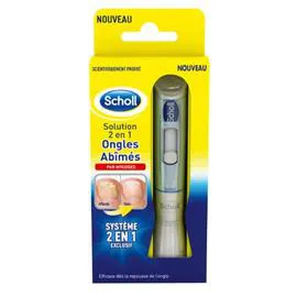 SCHOLL Soin ongles abîmés solution 2 en 1 3,8ml