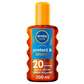 NIVEA SUN Protection Solaire Dual Effect Spf20+ Protect & Bronze 200ml