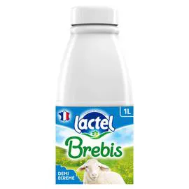 LACTEL Lactel Lait De Brebis Demi-Écrémé Uht 1l