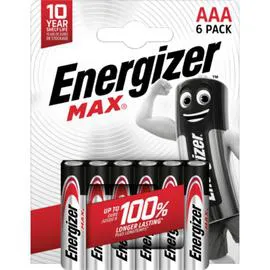 ENERGIZER Pile alcaline Max AAA/LR03 x6
