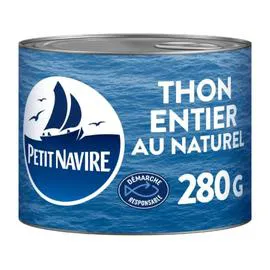 PETIT NAVIRE Thon albacore au naturel 280g