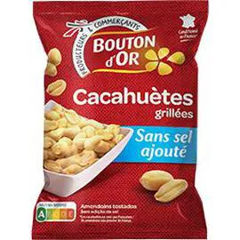 BOUTON D'OR Cacahuètes grillées sans sel ajouté 200g