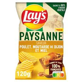 LAY'S Chips poulet moutarde de dijon et miel 120g