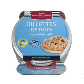 LES MOUETTES D'ARVOR Rillettes thon poivre vert 125g