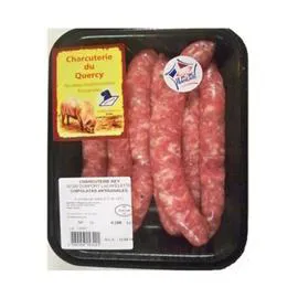 CHARCUTERIE DU QUERCY Saucisse de Toulouse artisanale de porc 350g