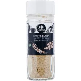 CARREFOUR CLASSIC' Poivre blanc moulu 42g