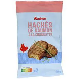 AUCHAN Hâché de saumon 200g