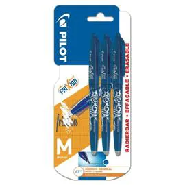 PILOT Roller Frixion ball moyen Bleu x3
