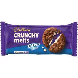 CADBURY Biscuits crunchy melt oreo 156g