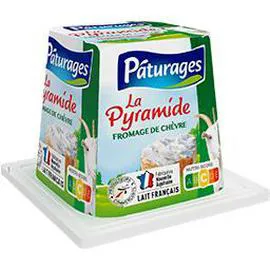 PÂTURAGES Fromage de chèvre La Pyramide 150g