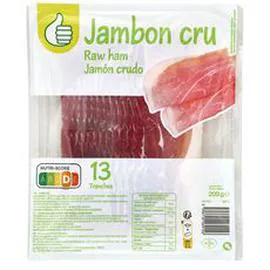 AUCHAN, POUCE Jambon cru 200g