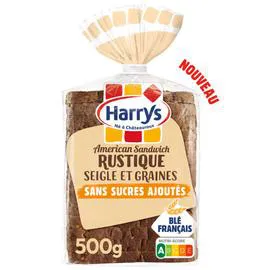 HARRYS Harry's American sandwich rustique sans sucres ajoutés 500g
