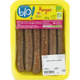 MONOPRIX BIO Merguez de boeuf Bio 300g