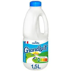 CANDIA Grandlait - Lait demi écrémé 1,5l