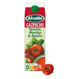 ALVALLE Gazpacho - soupe froide de tomate, menthe et basilic 1l